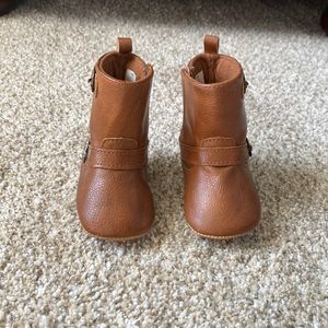 Girls Baby Brown Boots